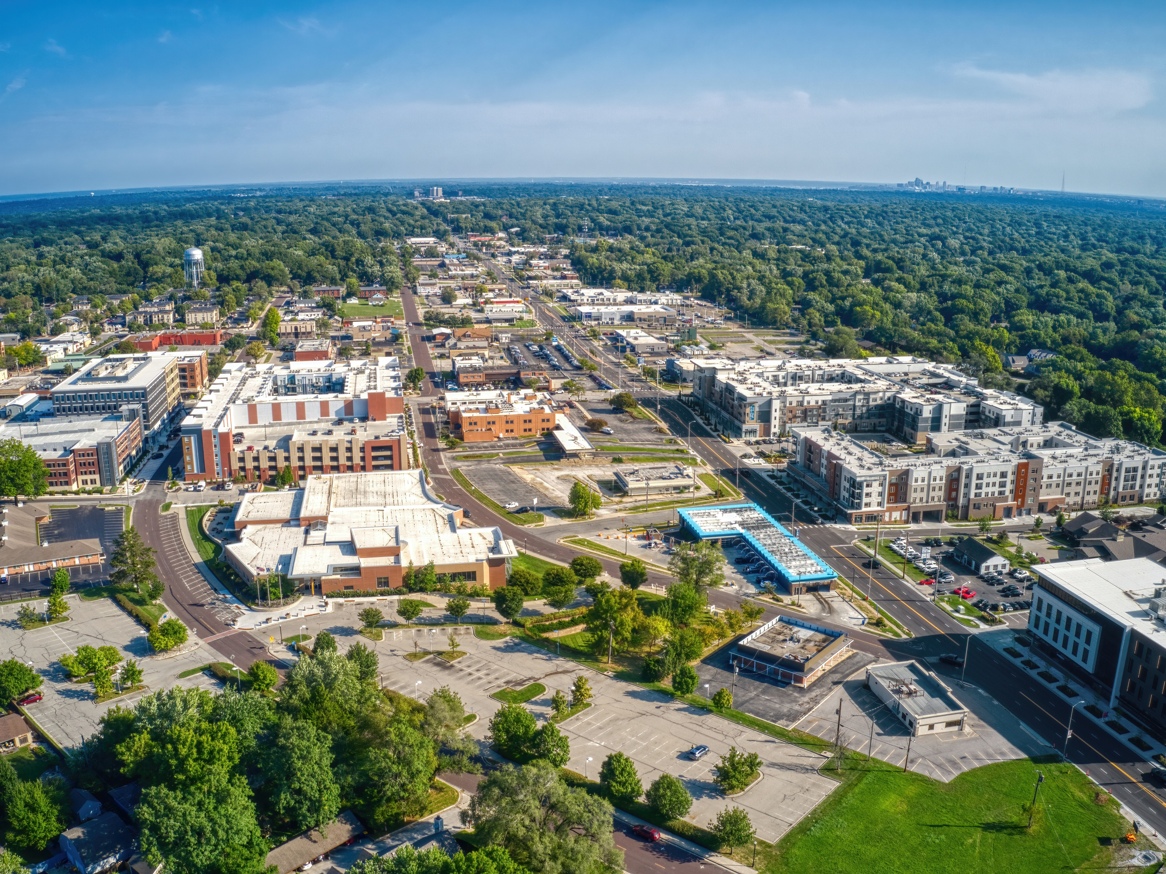 Aerial,View,Of,Overland,Park,,A,Suburb,Of,Kansas,City