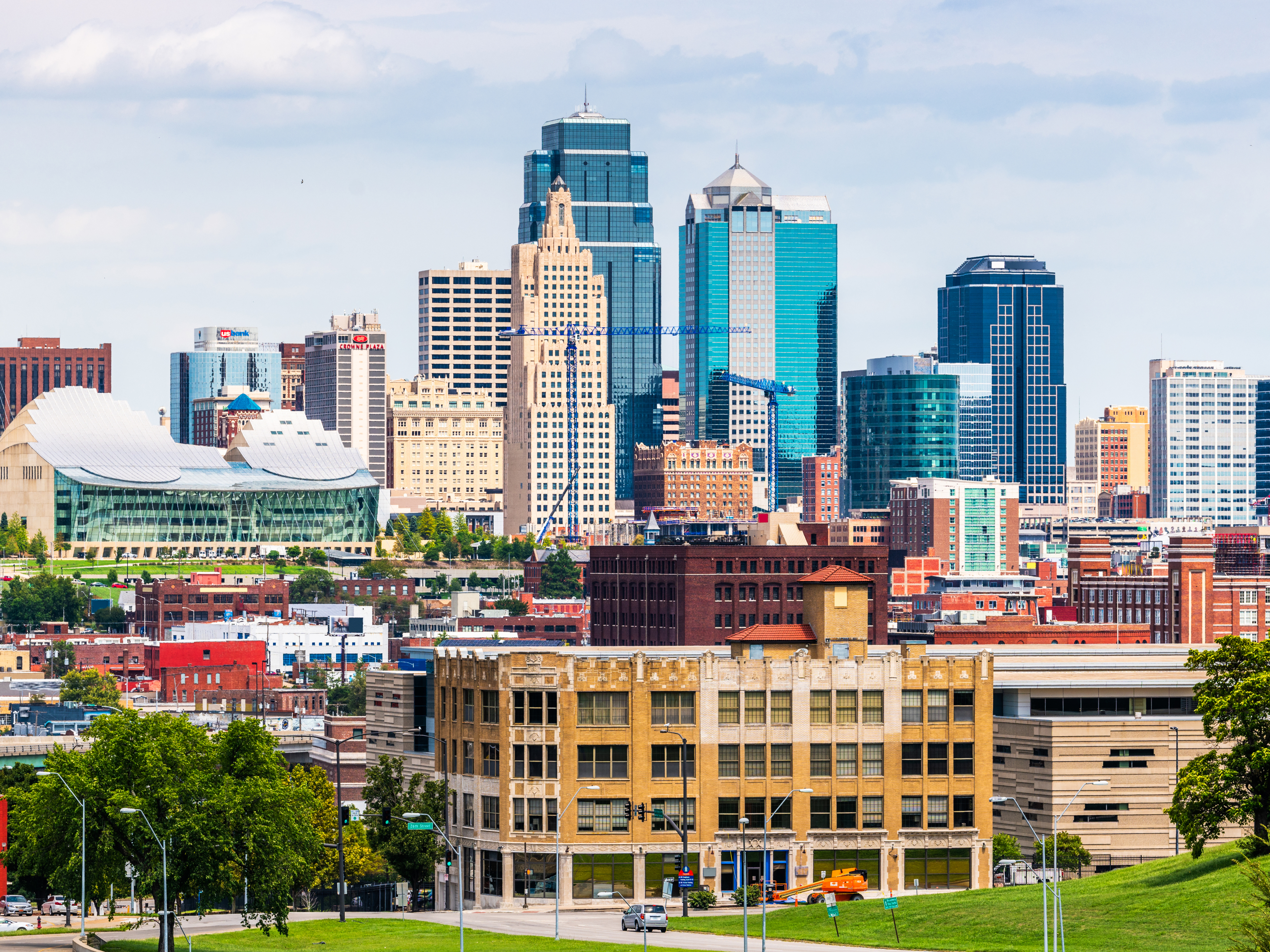 Kansas,City,,Mo,,Usa,Downtown,City,Skyline.